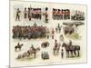 Sketches of the British Army-null-Mounted Giclee Print
