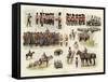 Sketches of the British Army-null-Framed Stretched Canvas