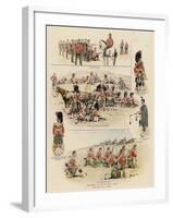 Sketches of the British Army-null-Framed Giclee Print