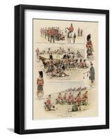 Sketches of the British Army-null-Framed Giclee Print