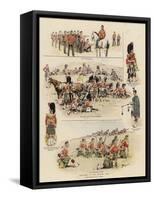 Sketches of the British Army-null-Framed Stretched Canvas