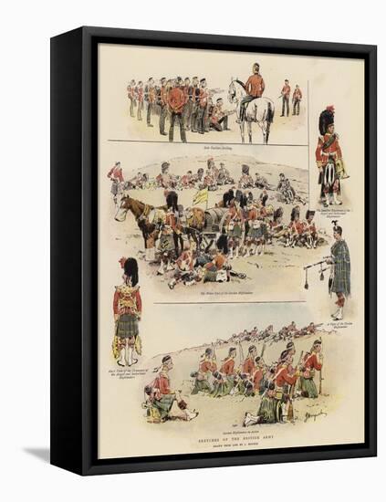 Sketches of the British Army-null-Framed Stretched Canvas