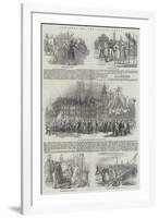 Sketches of the Calais Fetes-null-Framed Giclee Print