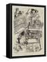 Sketches of the Christmas Pantomimes-George Cruikshank-Framed Stretched Canvas