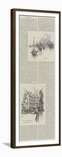 Sketches of the City-null-Framed Giclee Print