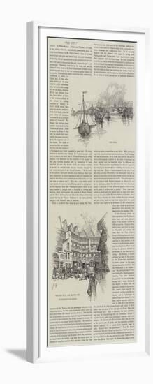 Sketches of the City-null-Framed Giclee Print