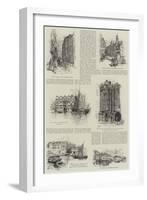 Sketches of the City-null-Framed Giclee Print