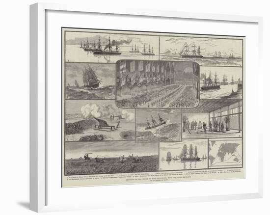 Sketches of the Cruise of HMS Inconstant, with the Flying Squadron-null-Framed Giclee Print