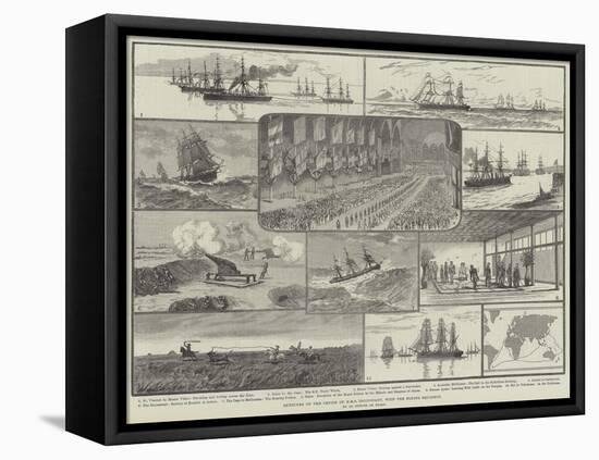 Sketches of the Cruise of HMS Inconstant, with the Flying Squadron-null-Framed Stretched Canvas
