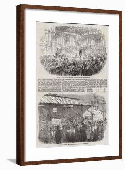 Sketches of the Election-null-Framed Giclee Print