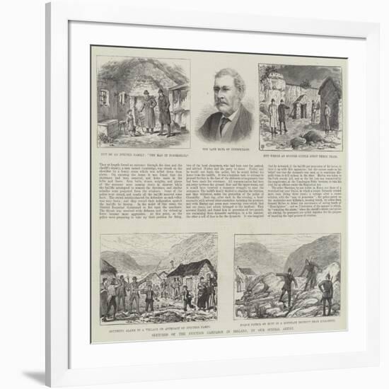 Sketches of the Eviction Campaign in Ireland-Thomas Harrington Wilson-Framed Giclee Print