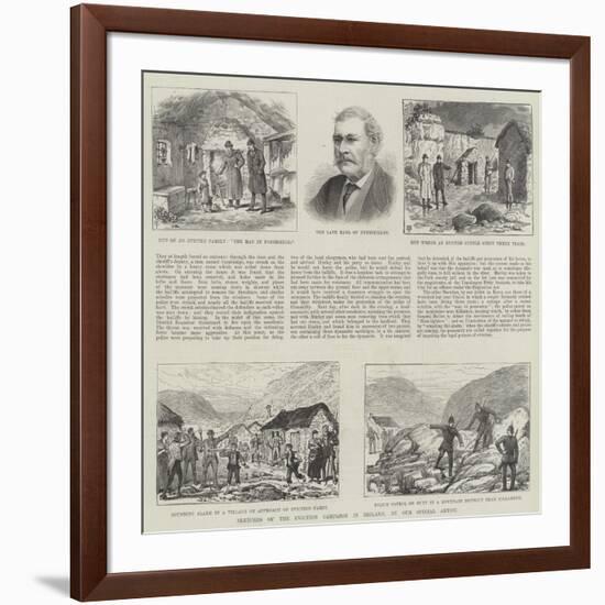 Sketches of the Eviction Campaign in Ireland-Thomas Harrington Wilson-Framed Giclee Print