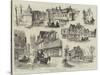 Sketches of the Floods at Canterbury-null-Stretched Canvas