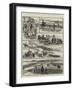 Sketches of the German Army Manoeuvres-Alfred Courbould-Framed Giclee Print