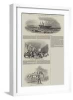 Sketches of the Great Britain Steam-Ship-null-Framed Giclee Print