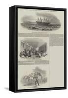 Sketches of the Great Britain Steam-Ship-null-Framed Stretched Canvas