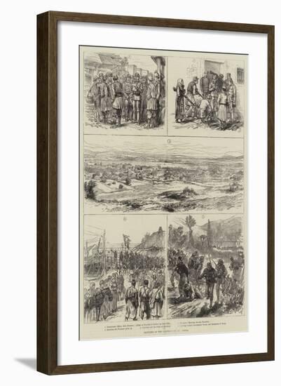 Sketches of the Insurrection in Servia-null-Framed Giclee Print
