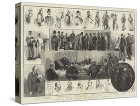 Sketches of the London County Council Election-Thomas Walter Wilson-Stretched Canvas