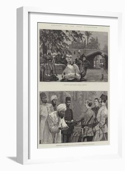 Sketches of the Nile Expedition-Richard Caton Woodville II-Framed Giclee Print