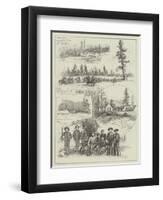 Sketches of the North-West Mounted Police in Canada-Henry Charles Seppings Wright-Framed Giclee Print