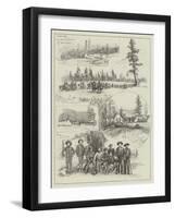 Sketches of the North-West Mounted Police in Canada-Henry Charles Seppings Wright-Framed Giclee Print