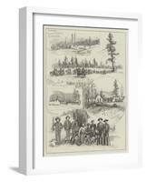 Sketches of the North-West Mounted Police in Canada-Henry Charles Seppings Wright-Framed Giclee Print