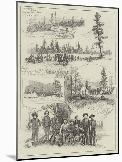 Sketches of the North-West Mounted Police in Canada-Henry Charles Seppings Wright-Mounted Giclee Print