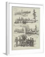 Sketches of the North-West Mounted Police in Canada-Henry Charles Seppings Wright-Framed Giclee Print