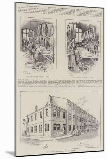 Sketches of the Pneumatic Tyre Company-null-Mounted Giclee Print