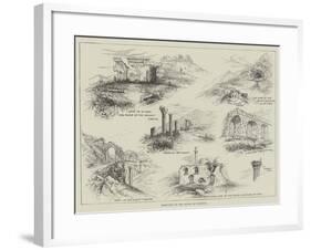 Sketches of the Ruins of Ephesus-null-Framed Giclee Print