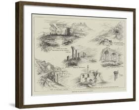 Sketches of the Ruins of Ephesus-null-Framed Giclee Print