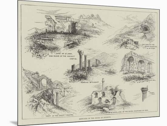 Sketches of the Ruins of Ephesus-null-Mounted Giclee Print