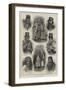 Sketches of the Russian Characters-null-Framed Giclee Print