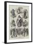 Sketches of the Russian People-null-Framed Giclee Print