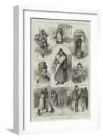 Sketches of the Russian People-null-Framed Giclee Print