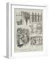 Sketches of the Socialist Meeting in Trafalgar-Square on Sunday-null-Framed Giclee Print