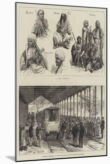 Sketches of the Sudan-Johann Nepomuk Schonberg-Mounted Giclee Print