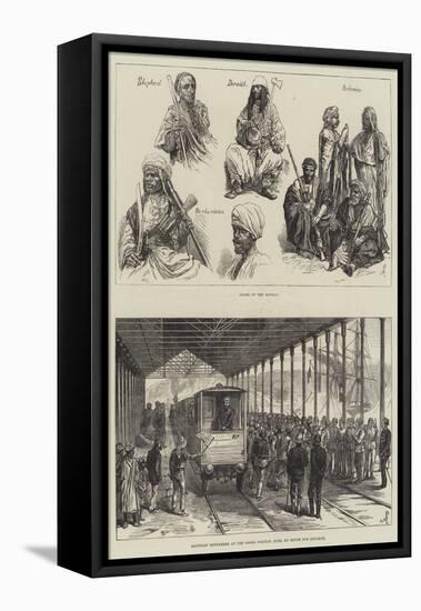 Sketches of the Sudan-Johann Nepomuk Schonberg-Framed Stretched Canvas