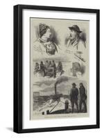 Sketches of the Tay Bridge Disaster-null-Framed Giclee Print