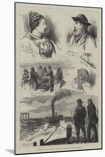 Sketches of the Tay Bridge Disaster-null-Mounted Giclee Print