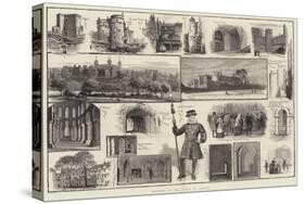 Sketches of the Tower of London-null-Stretched Canvas