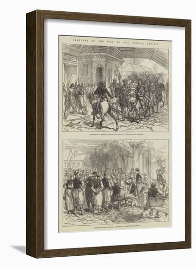 Sketches of the War-Charles Robinson-Framed Giclee Print