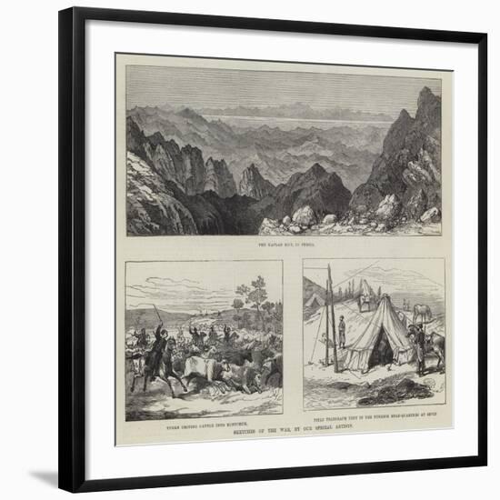 Sketches of the War-null-Framed Giclee Print