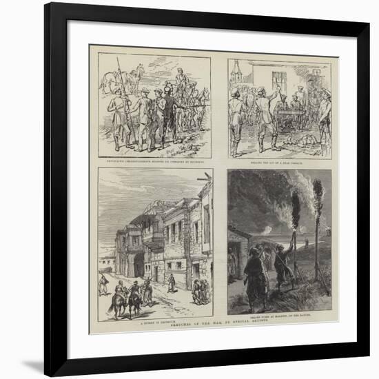 Sketches of the War-null-Framed Giclee Print