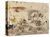 Sketches of Tigers and Men in 16th Century Costume, 1828-29-Eugene Delacroix-Stretched Canvas