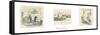 Sketches of Tunis-unknown Callion-Framed Stretched Canvas