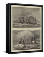 Sketches of Warships-null-Framed Stretched Canvas