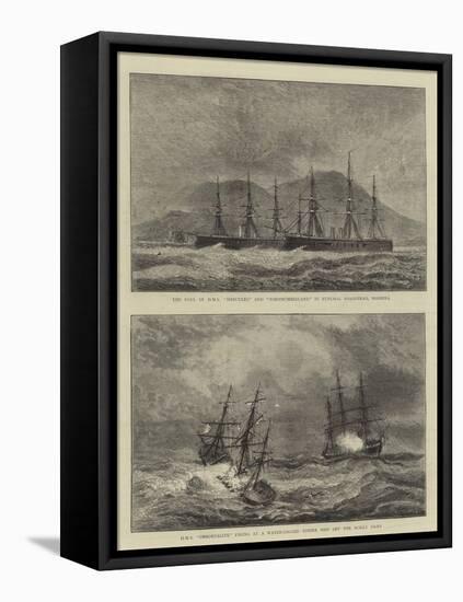 Sketches of Warships-null-Framed Stretched Canvas