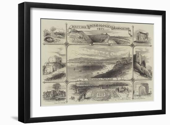 Sketches of Weymouth and Portland-null-Framed Giclee Print