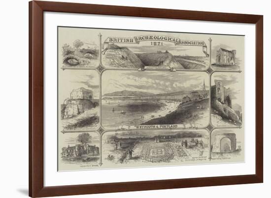 Sketches of Weymouth and Portland-null-Framed Giclee Print